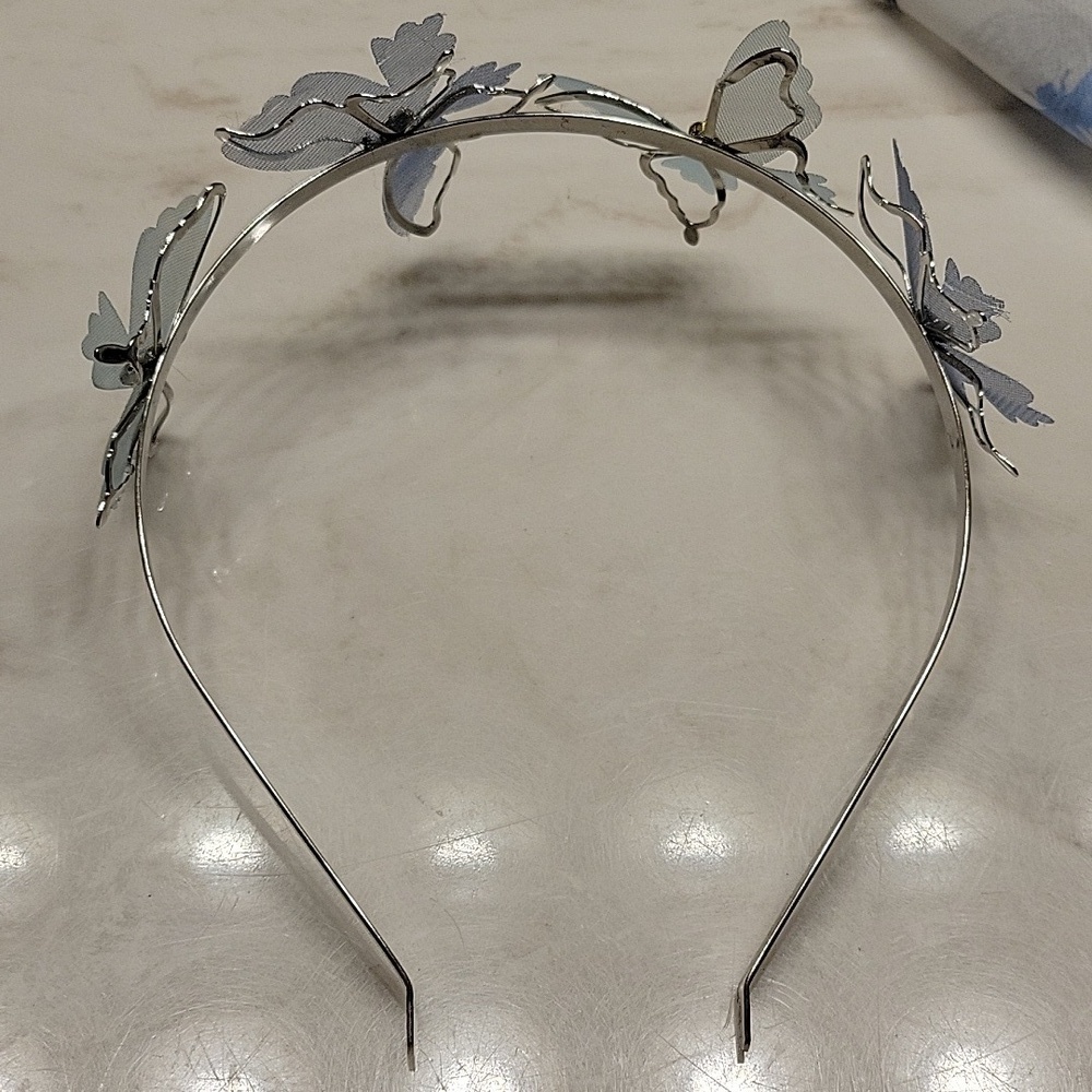 Butterfly hair tie and Headband Set - Picture 3 of 15